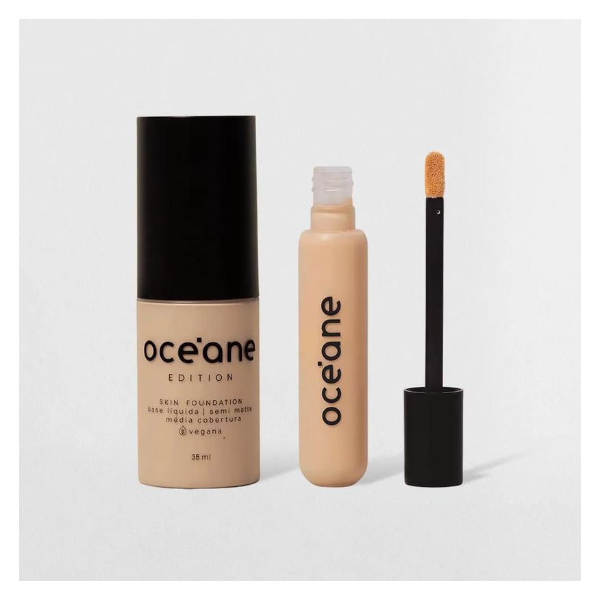 Océane Kit Base Líquida 110f + Corretivo Líquido Fair Edition (2 Produtos)