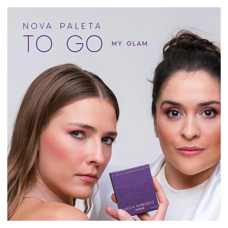 de Paleta Sombras Nádia Tambasco By Océane - To Go My Glam 7.2g