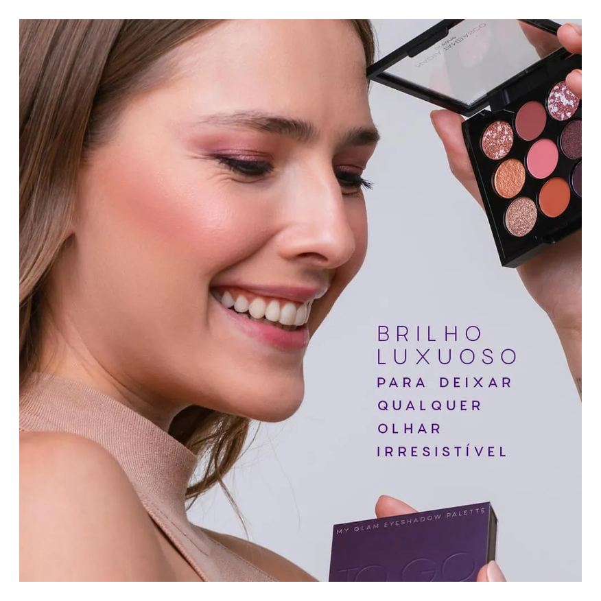de Paleta Sombras Nádia Tambasco By Océane - To Go My Glam 7.2g