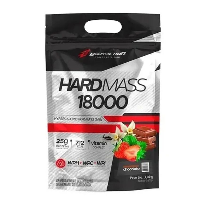 Body Action Suplemento Hard Mass 18000 Chocolate 3kg