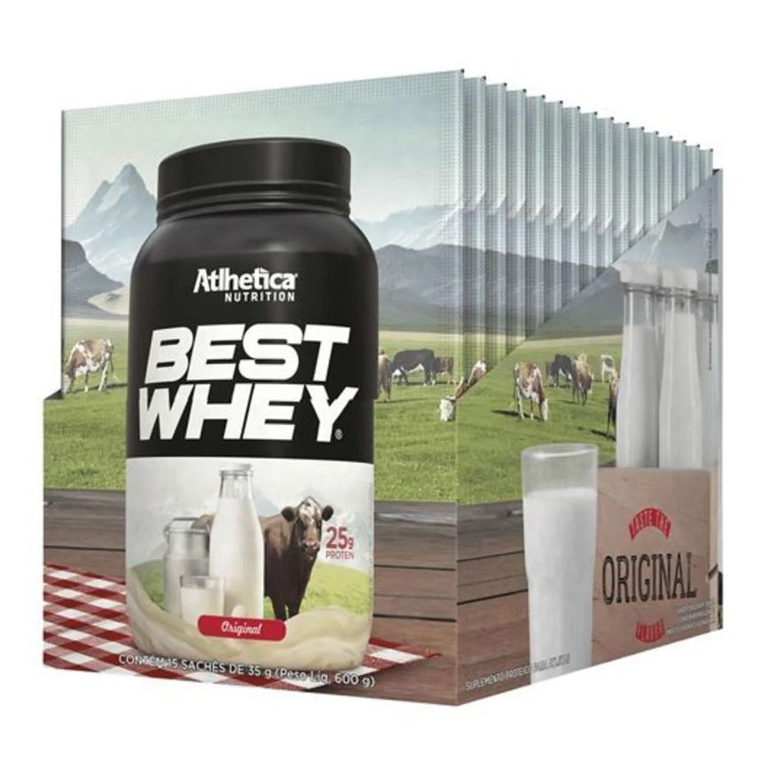 ATLHETICA NUTRITION BEST WHEY - 15 SACHêS 35g ORIGINAL