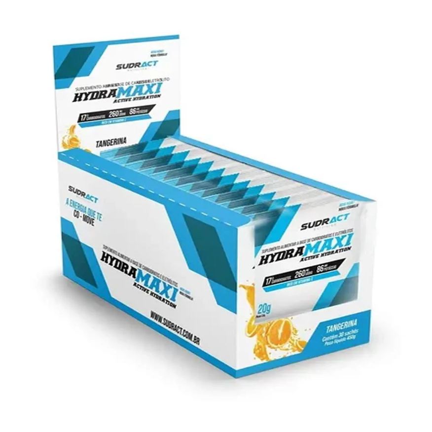 Sudract Hydramaxi Isotônico em Pó - 25 Sachês 20g Tangerina - Nutrition