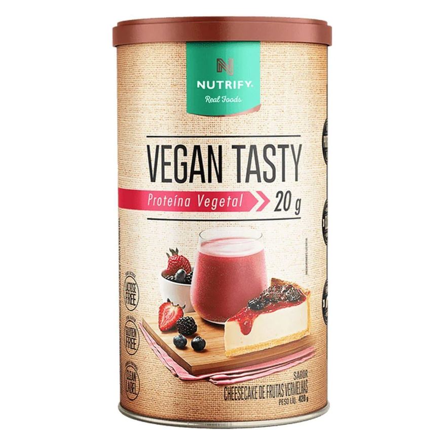 Nutrify Vegan Tasty - 420g Cheesecake de Frutas Vermelhas