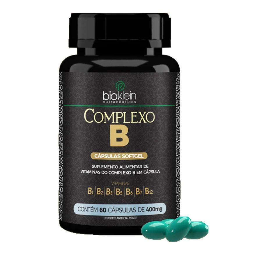 Bioklein Complexo B - 60 Cápsulas Softgel