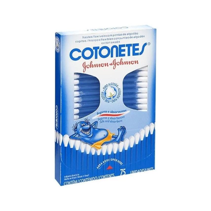 Johnson & Johnson Cotonetes Hastes 75un