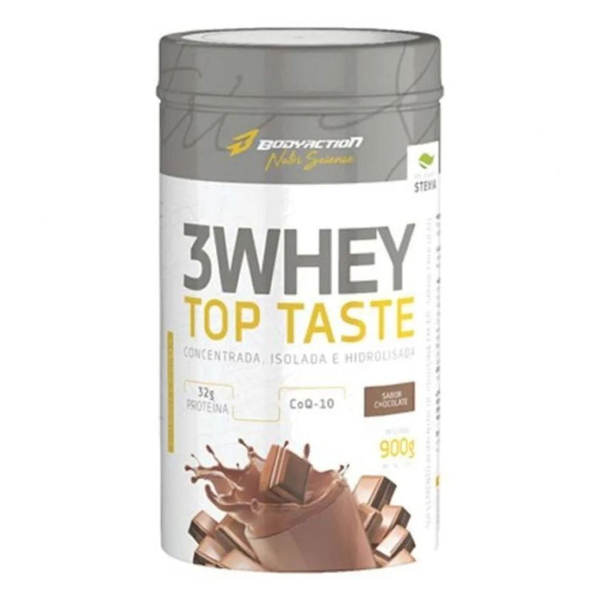 Body Action 3 Whey Top Taste (900g) - Sabor: Chocolate