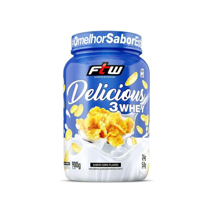 Ftw Fitoway Labs Delicious 3whey (900g) - Sabor: Corn Flakes
