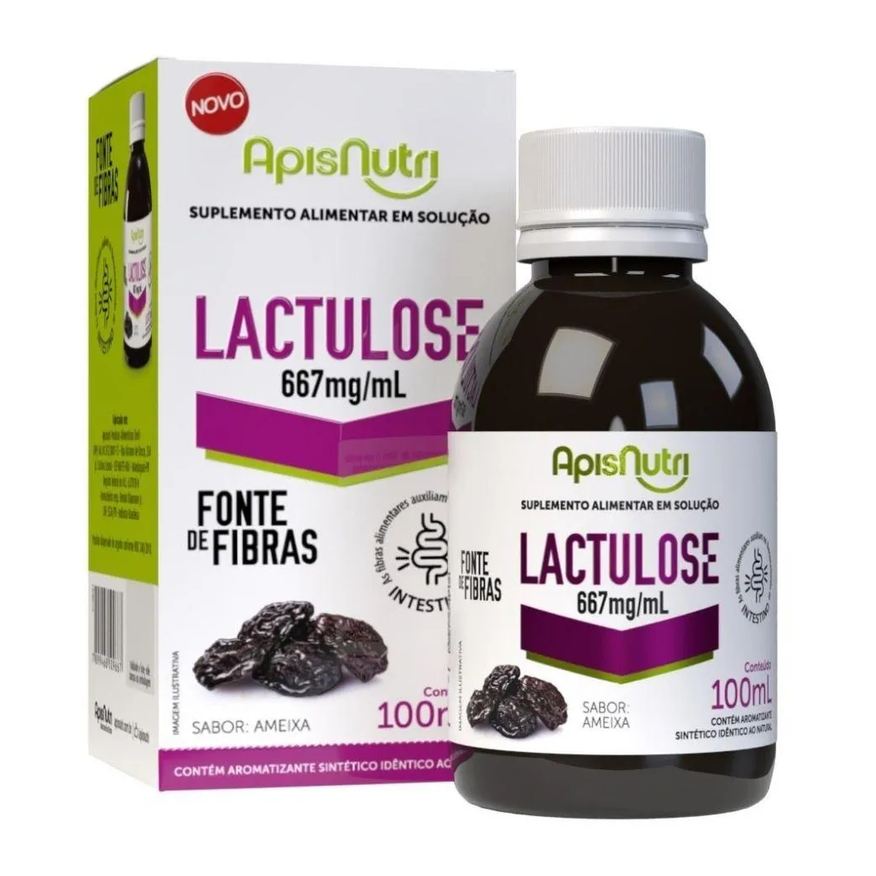 Apisnutri Lactulose 667mg (100ml) - Sabor: Ameixa