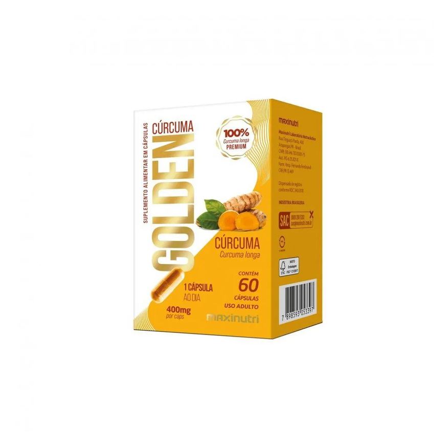 Maxinutri Cúrcuma Golden (60 Cápsulas) - Padrão: Único