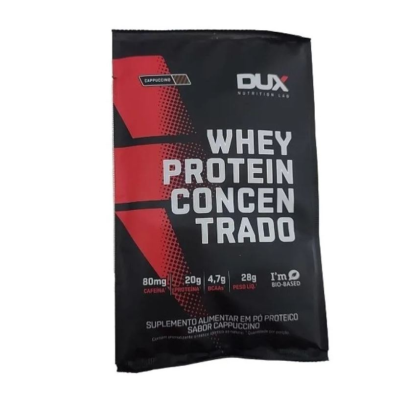 Dux Whey Protein Nutrition Concentrado Cappuccino Sachê 28g