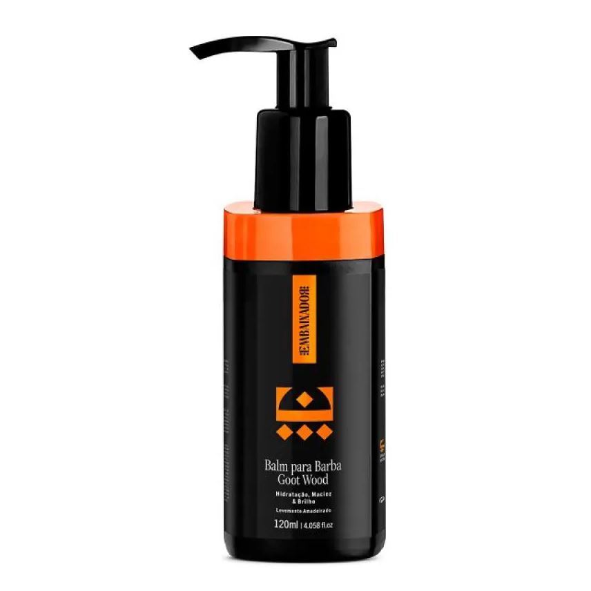 Barba Kit Goot Wood - Óleo + Balm + Shampoo Barba Embaixador 200ml
