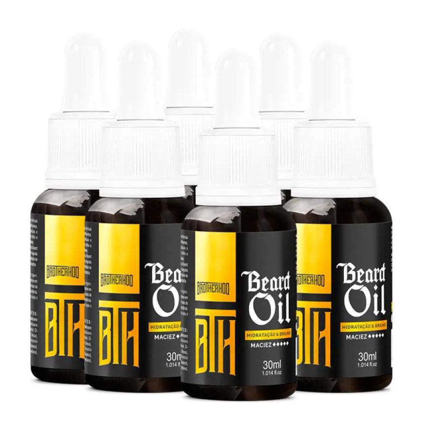 Brotherhood Kit 06 Óleo para Barba - Beard Oil Bth 30ml