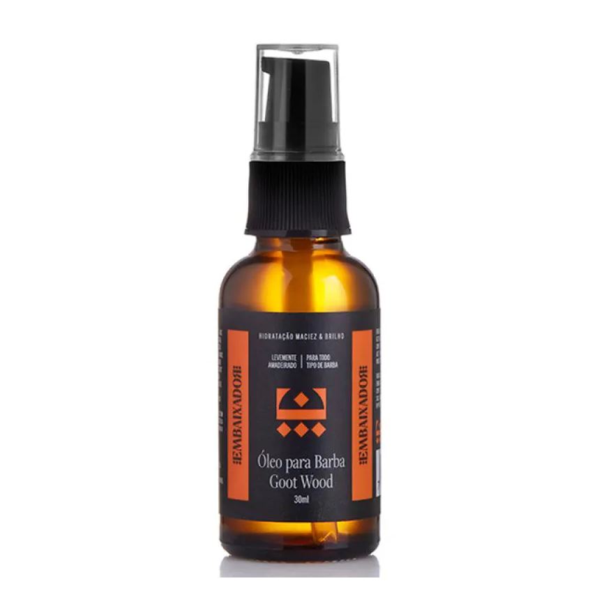 Embaixador Óleo Hidratante para Barba Goot Wood 30ml