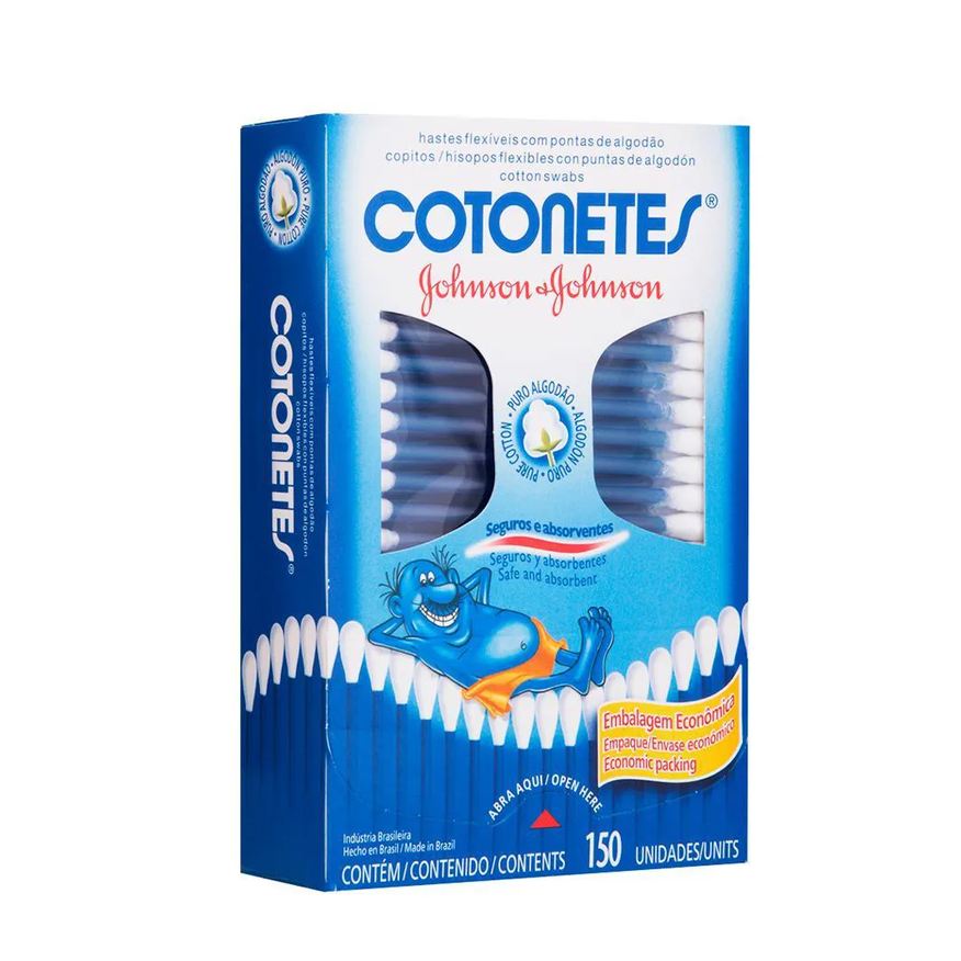 Cotonetes 30 Caixas de Hastes Flexíveis Cotones com 150 Unidadades Cada