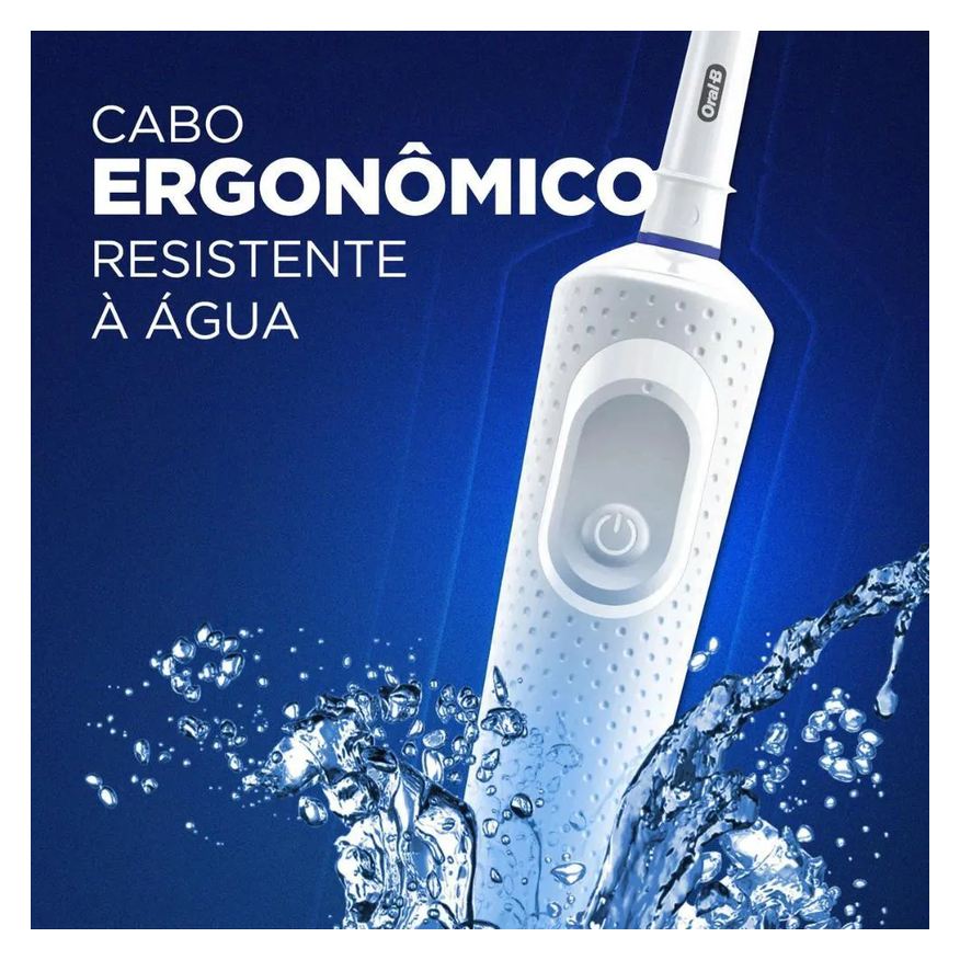 Oral-B Escova Elétrica Vitality D12 220v + Refil Oral-B Precision Clean com 4 unidades