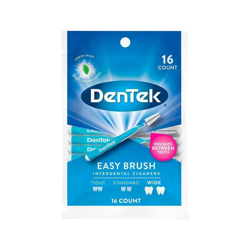 Escova Kit Interdental DenTek Easy Brush Extra 64 unidades