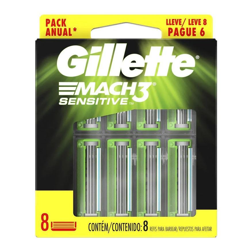 Gillette Carga Mach3 Sensitive