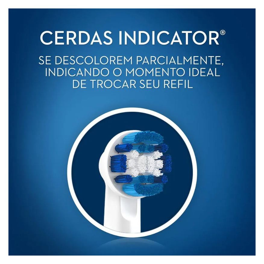 Oral-B Refil Escova Elétrica Precision Clean - 4 unidades