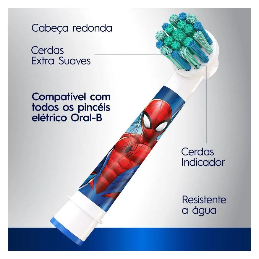 Oral-B Refis para Escova Elétrica Spiderman 2 unidades