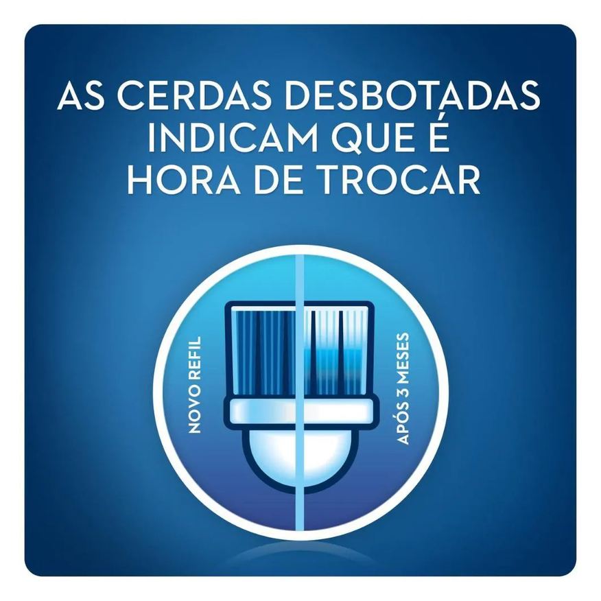 Oral-B Refil Escova Elétrica Pro-Saúde Cross Action com 2 unidades