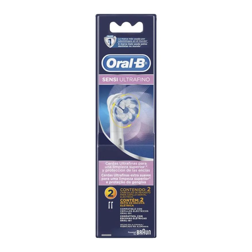 Oral-B Refil Escova Elétrica Sensi Ultrafino C/ 2 unidades