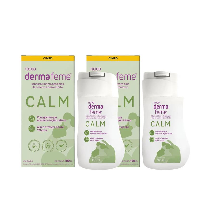 Cimed Kit C2 Sanonete Íntimo Glicina Dermafeme 100ml