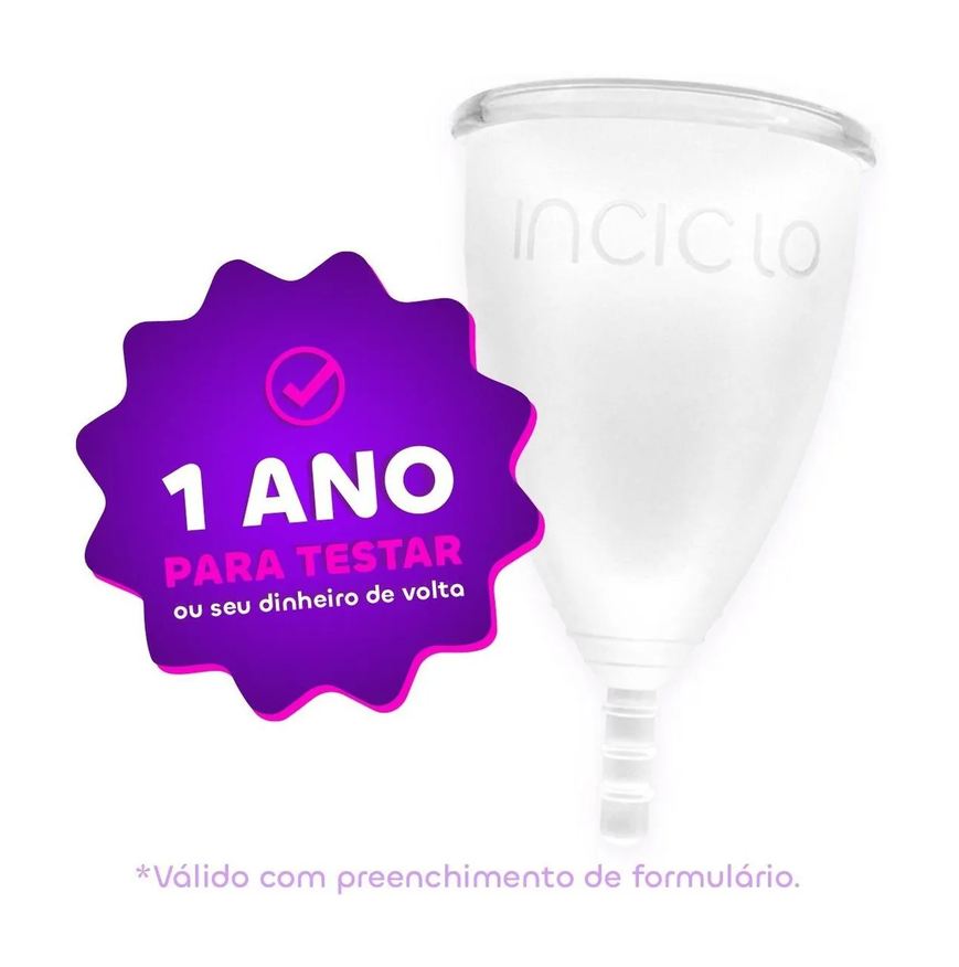Coletor Kit Menstrual Inciclo A + cápsula Esterilizadora Lavanda / Roxa / Lilás
