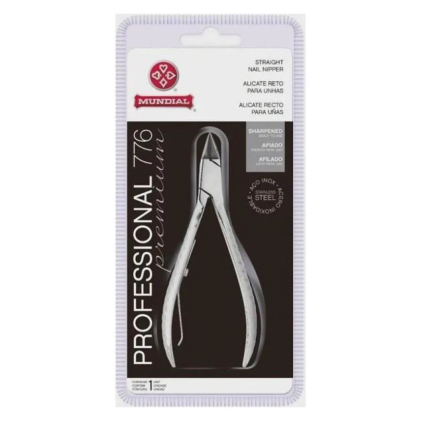 Unha Alicate Mundial 776 Professional Corte Reto