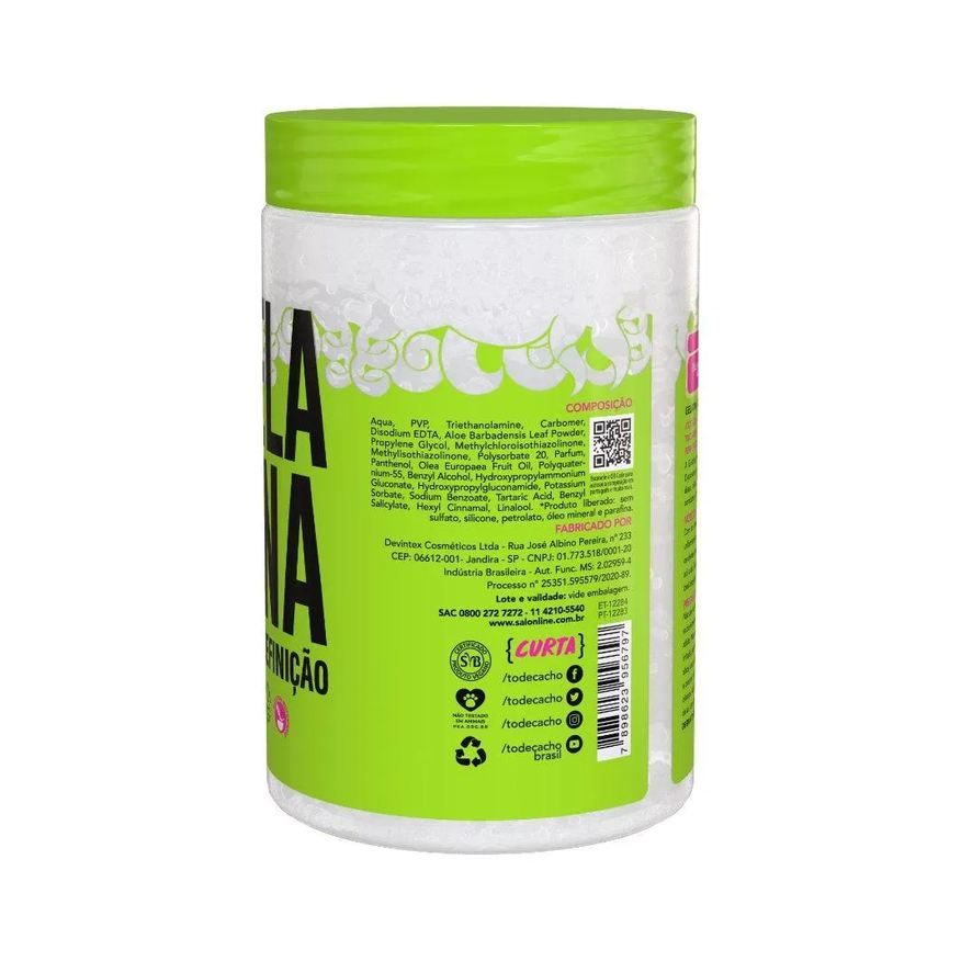 Salon Line Gelatina Capilar #todecacho Gel Fixação 1kg