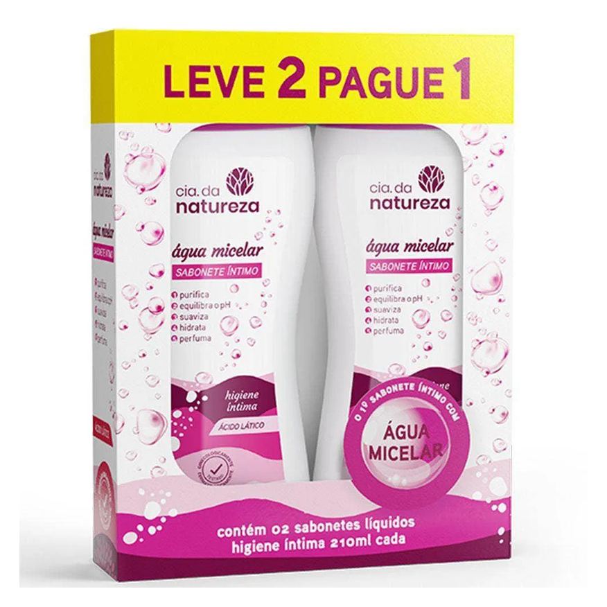 Cia da Natureza Sabonete Íntimo Micelar Lv2 Pg1 210ml