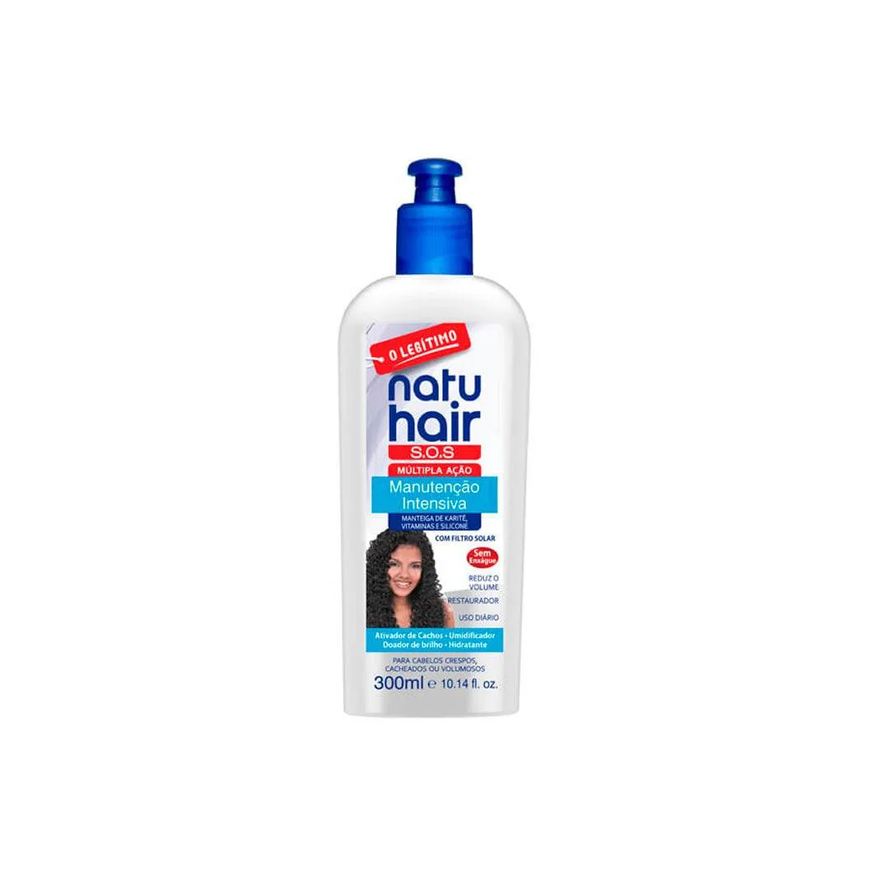 Natuhair Creme para Pentear Natu Hair Sos Red Volume Manut Int 300ml