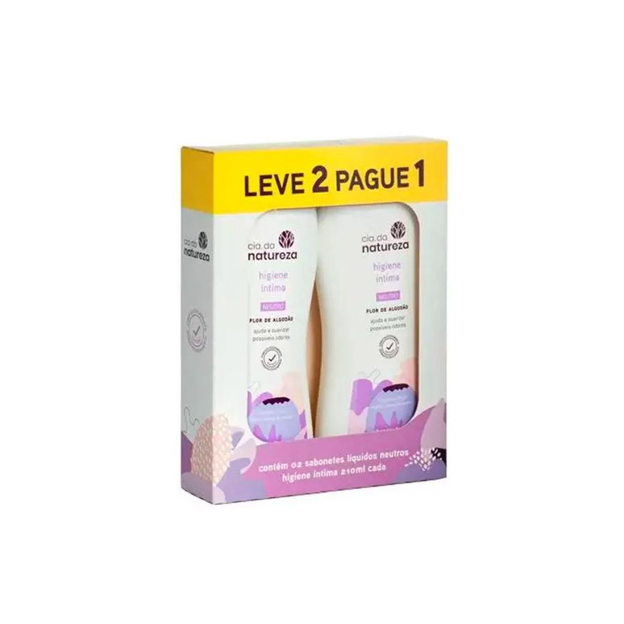 Cia da Natureza Sabonete Íntimo Neutro Lv2 Pg1 210ml