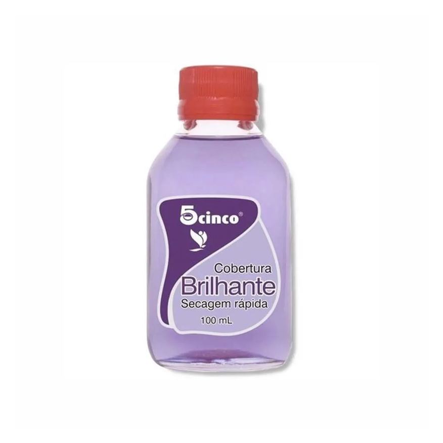 Cinco Esmalte 5 Cobertura Brilhante Secagem Rapida