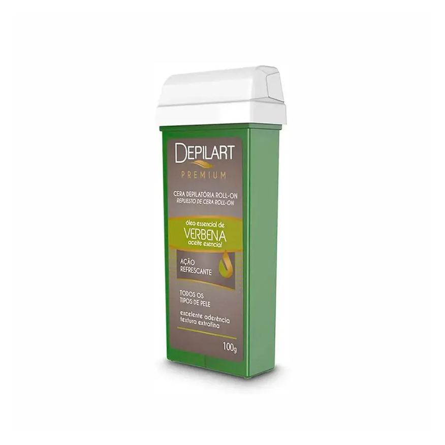 Depilart Cera Depilatória Roll On Premium Verbena Refil 100g