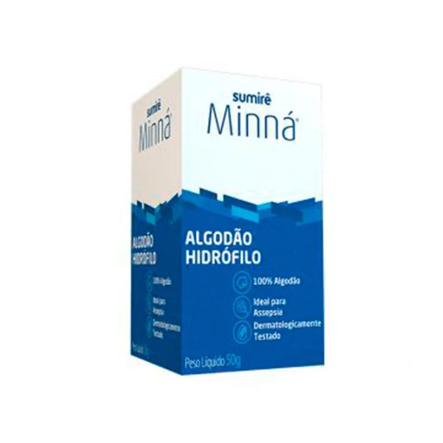 Minná Algodão Hidrófilo 50g