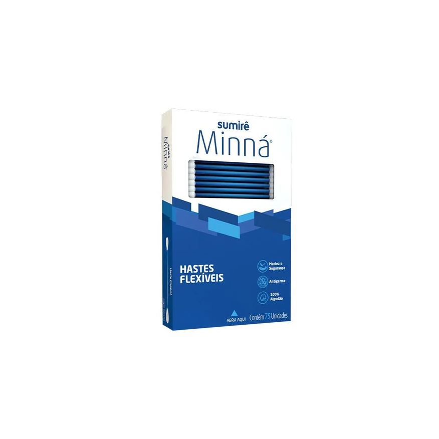 Minná Hastes Flexíveis Minna Tradicional C/75un