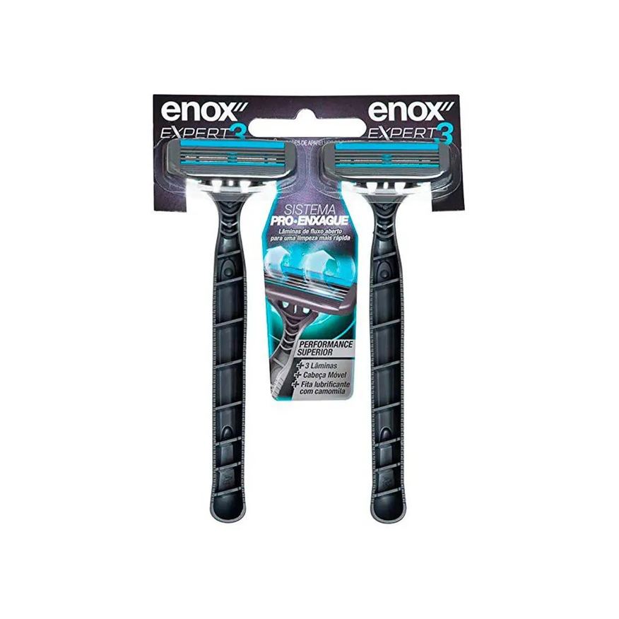 Big Universo Aparelho de Barbear Enox Expert 3Lâminas C/2un