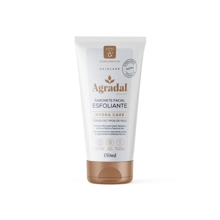 Agradal Sabonete Esfoliante Facial Hydra Care 150ml