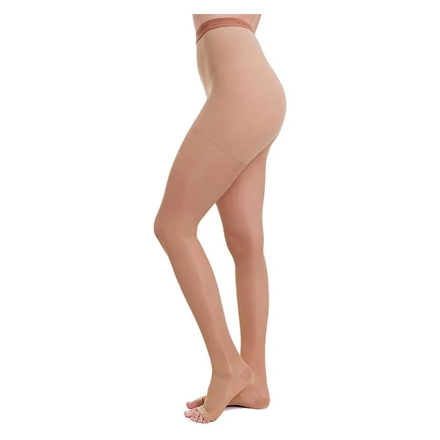 Venosan Meia-calça Comfortline 20-30mmhg Aberta Bege Tam G Curta