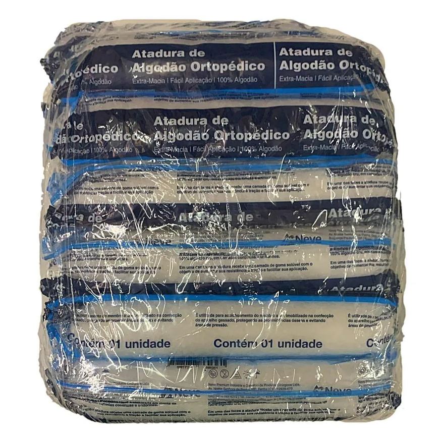 Algodão Atadura Ortopédico Neve 15cmx1.8m - 12 unidades