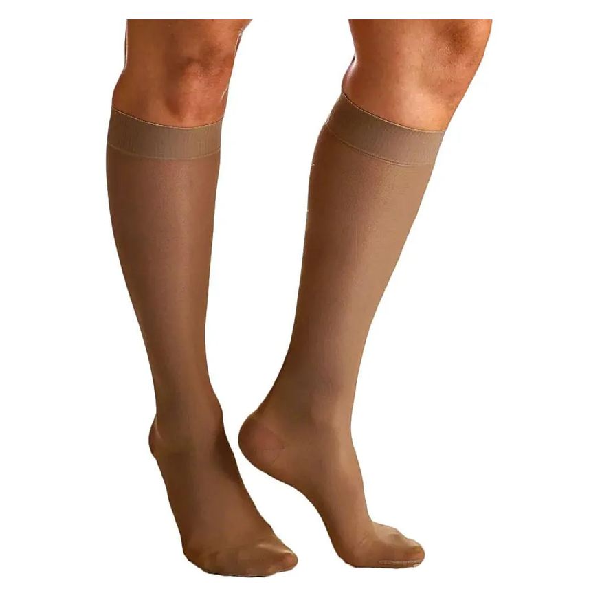 Sigvaris Meia 3/4 Audace 15-20mmhg Natural Escuro Fechada M