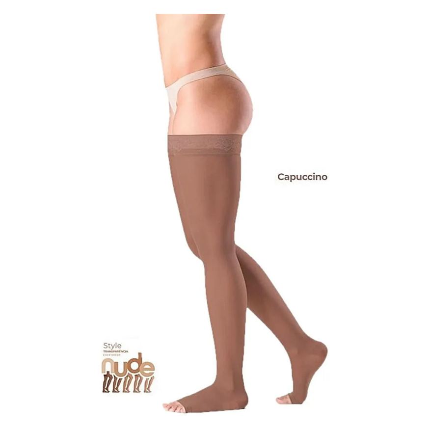 Artemidis Meia 7/8 Ever Sheer 20-30 Mmhg Aberta Capuccino Tam P2