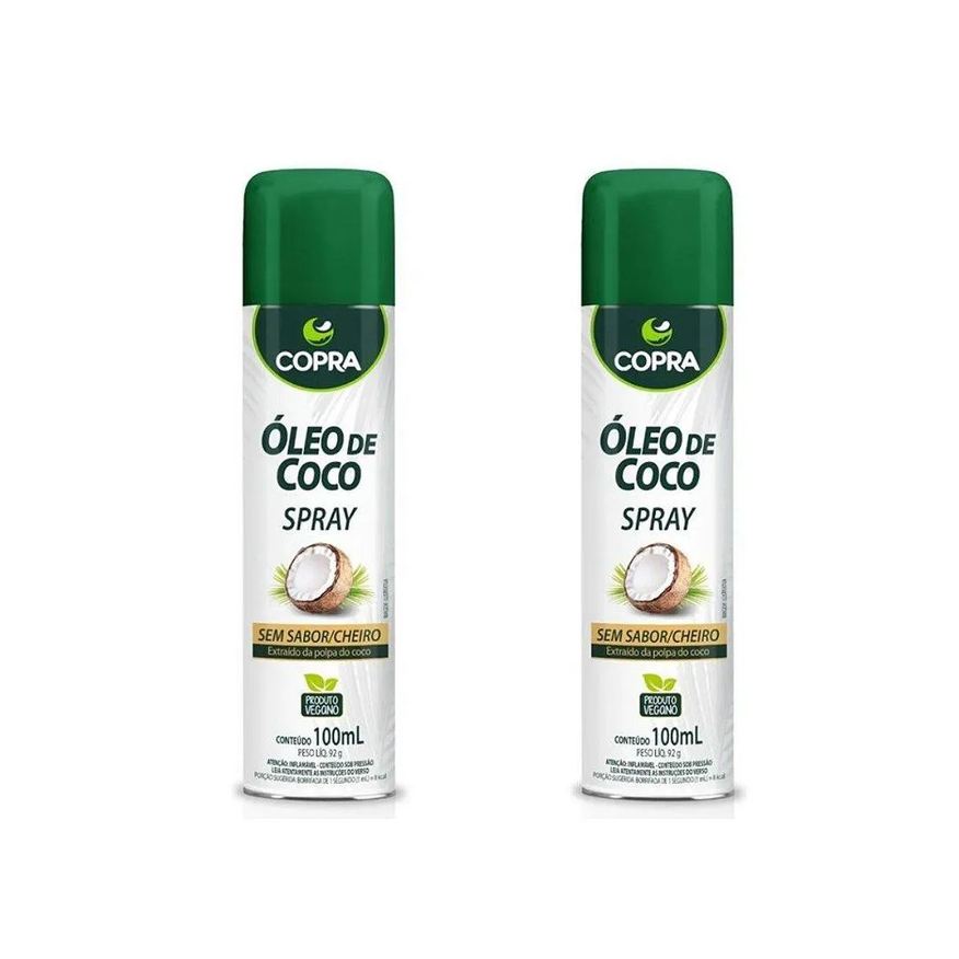 Copra 2uni Óleo de Coco Sem Sabor Spray 100ml