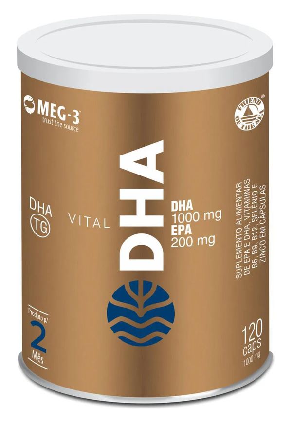 Vital Âtman Ácido Graxo Ômega-3 - Vital Dha - 120 Capsulas