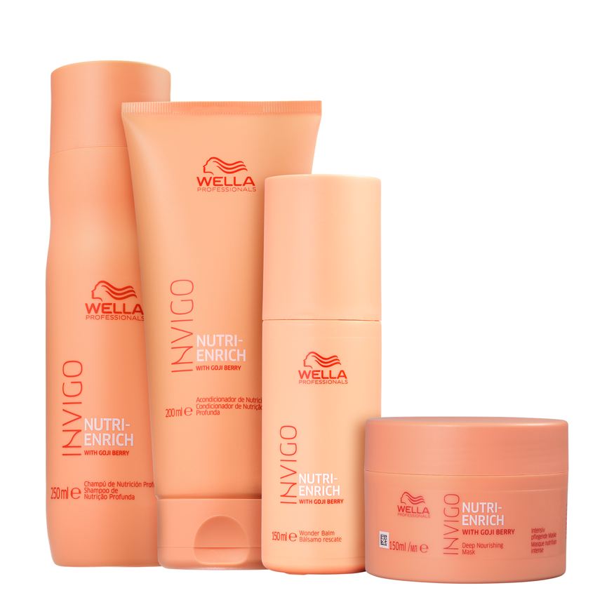 Wella Kit Professionals Invigo Nutri-Enrich Wonder Balm (4 Produtos)