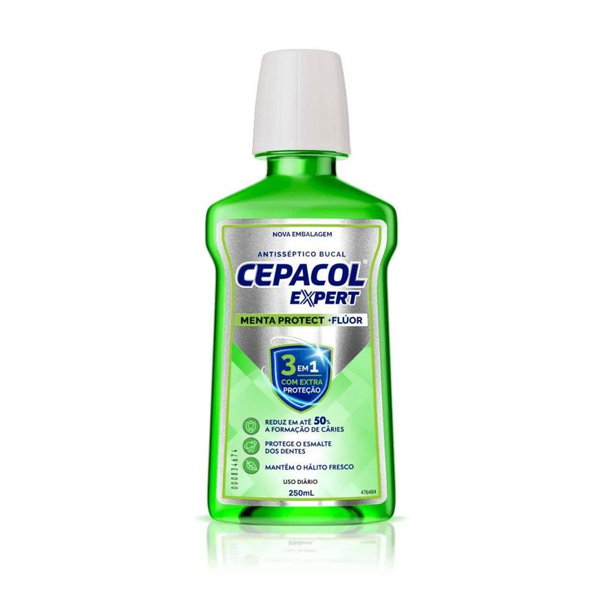 Cepacol Enxaguante Bucal Expert Menta Proctect 250ml