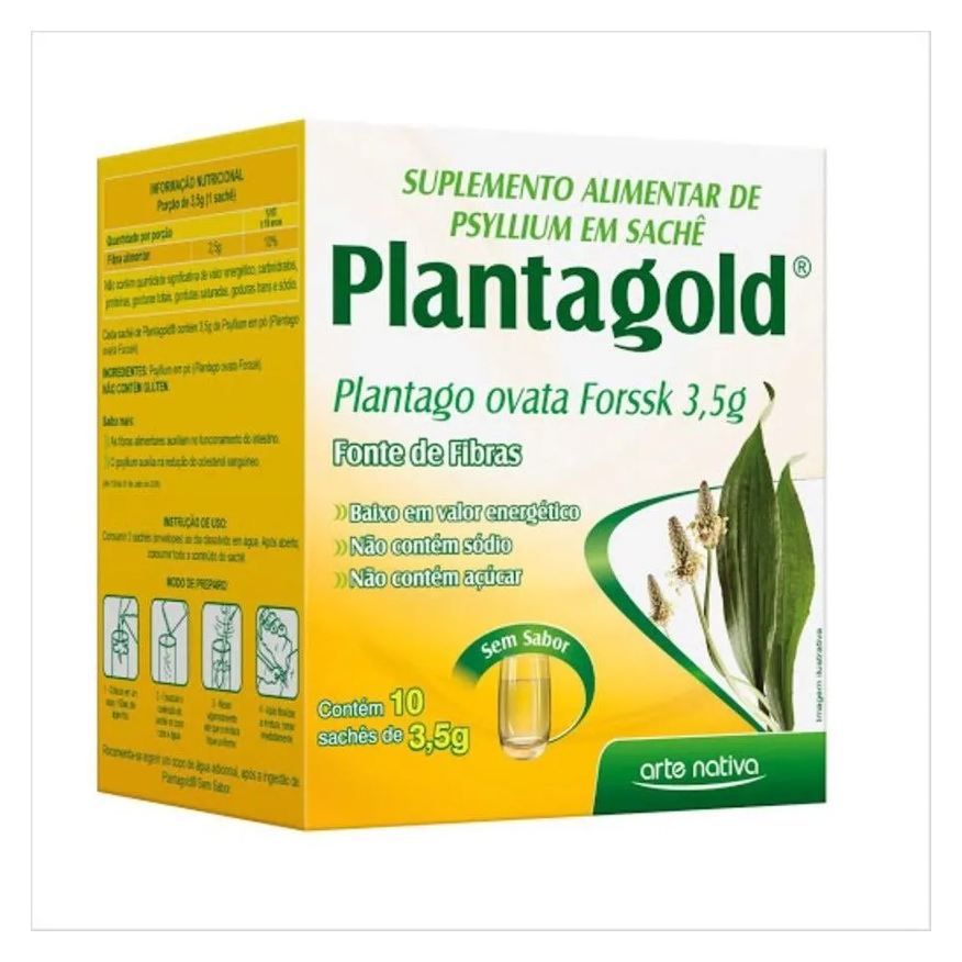 Arte Nativa Plantagold 3,5g com 10 Saches sem Sabor