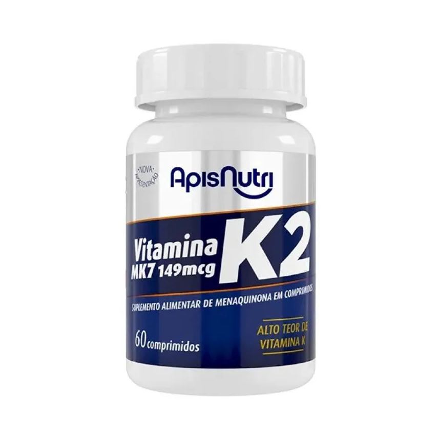 Apisnutri Vitamina K2 Mk7 (60 Comp) - Padrão: Único