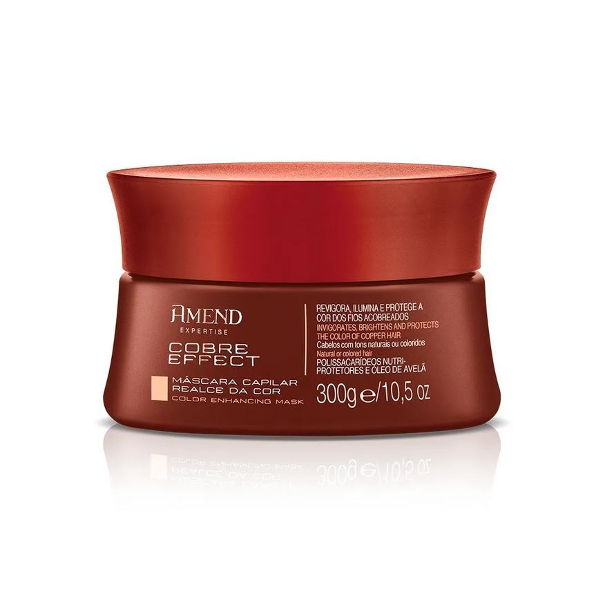 Amend Cosméticos MáSCARA AMEND COBRE EFFECT REALCE DA COR - 300g