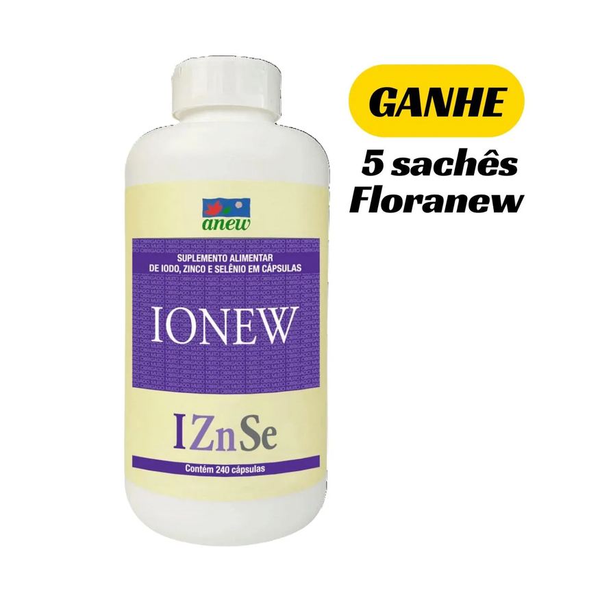 Anew Ionew 240 cápsulas + 5 Sachês Floranew